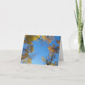 Herbstfarben ohne Notecard Dankeskarte