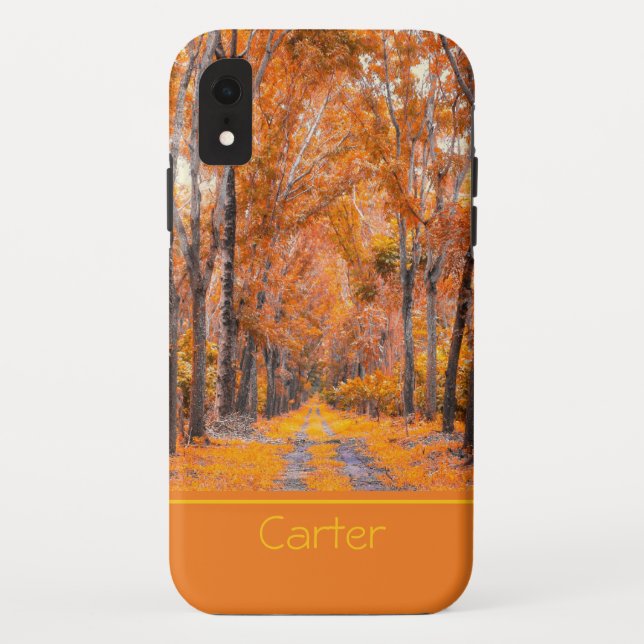 Herbstfarben Personalisiert Case-Mate iPhone Hülle (Rückseite)