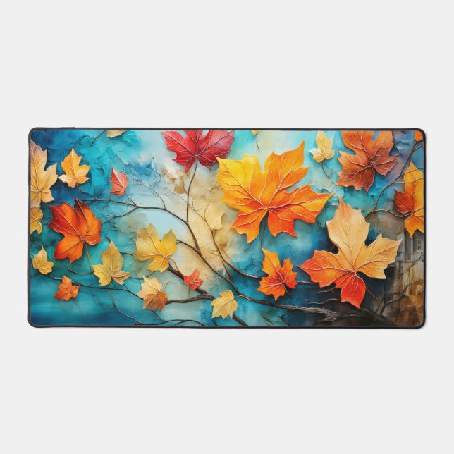 Herbstfarben Schreibtischunterlage (Vorderseite)