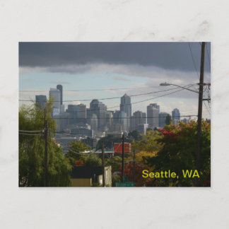Herbstfarben Seattle Postcard Postkarte