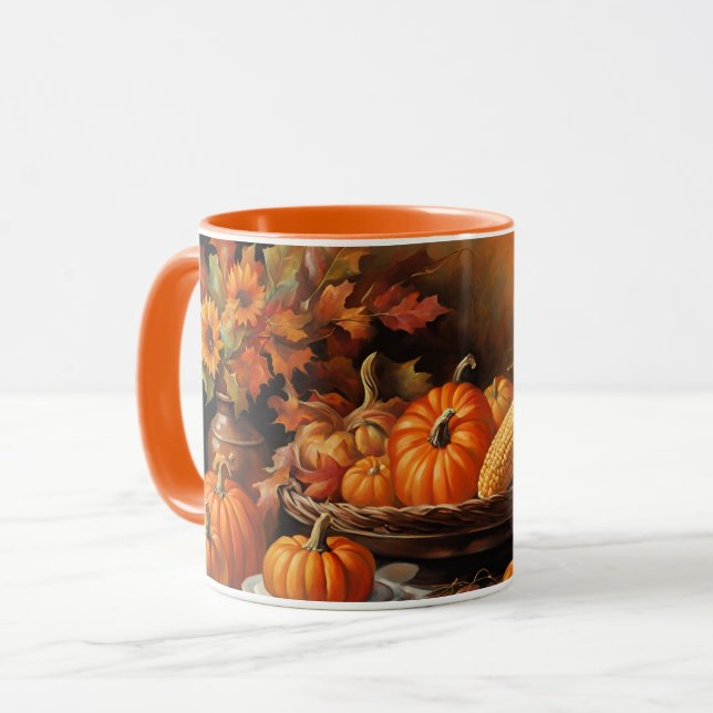 Herbstfarben Tasse (Vorderseite Links)