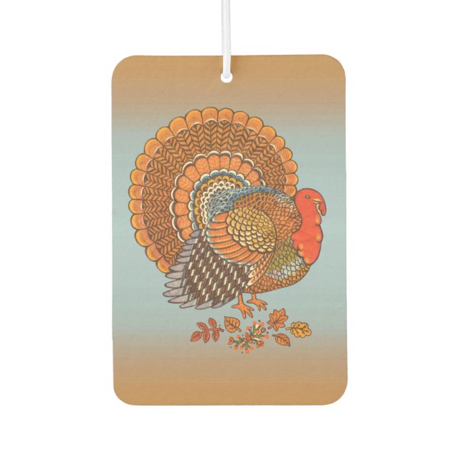 Herbstfarben Türkei Blätter Erntedank Autolufterfrischer (Vorderseite)