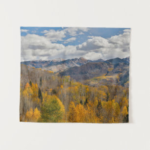 Herbstfarben von Aspens & Oaks Keebler Pass Wandteppich