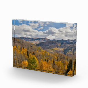 Herbstfarben von Espen und Eichen Keebler Pass Fotoblock