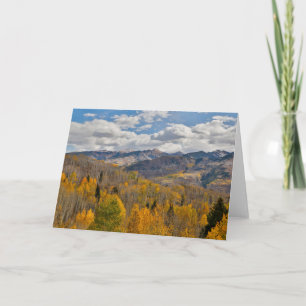Herbstfarben von Espen und Eichen Keebler Pass Karte