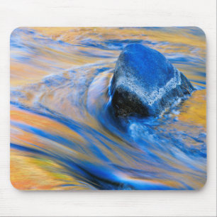 Herbstfarben Wasser Abstrakt Mousepad