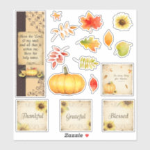 Herbstfarbenaufkleber