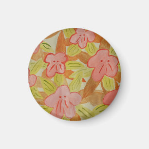 Herbstfarbene Blume Magnet