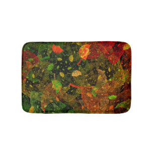 Herbstfarbenes Dekordesign Badematte