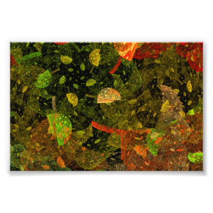 Herbstfarbenes Dekordesign Fotodruck