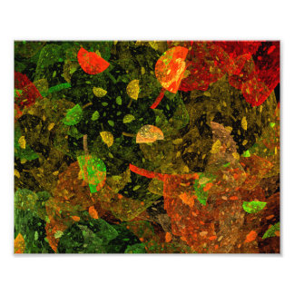 Herbstfarbenes Dekordesign Fotodruck