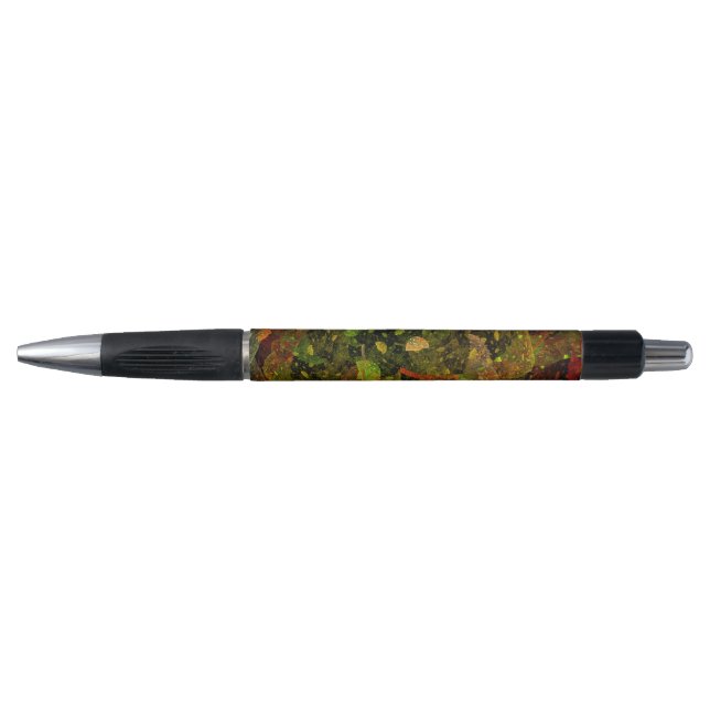 Herbstfarbenes Dekordesign Kugelschreiber (Vorderseite)