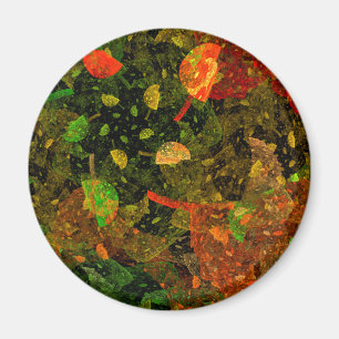 Herbstfarbenes Dekordesign Magnet