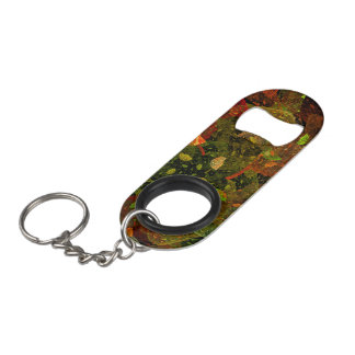 Herbstfarbenes Dekordesign Mini Flaschenöffner