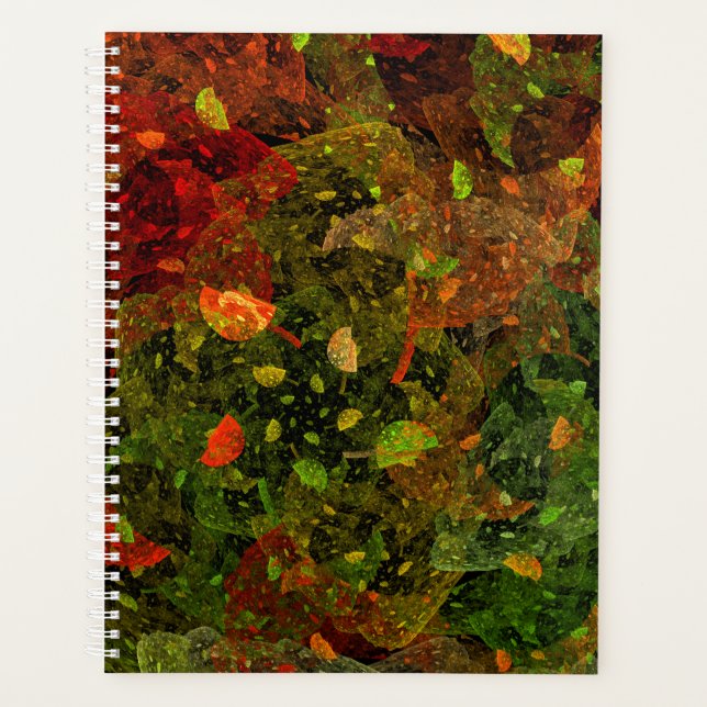 Herbstfarbenes Dekordesign Planer (Vorderseite)