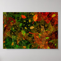 Herbstfarbenes Dekordesign