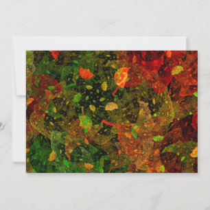 Herbstfarbenes Dekordesign Save The Date