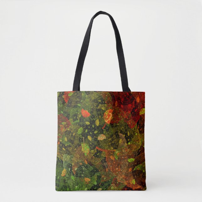 Herbstfarbenes Dekordesign Tasche (Vorderseite)