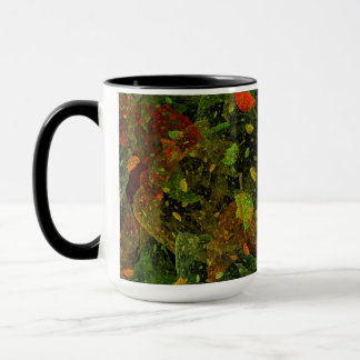 Herbstfarbenes Dekordesign Tasse