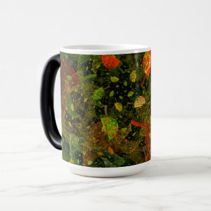 Herbstfarbenes Dekordesign Verwandlungstasse
