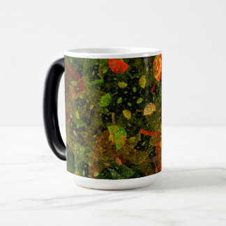 Herbstfarbenes Dekordesign Verwandlungstasse
