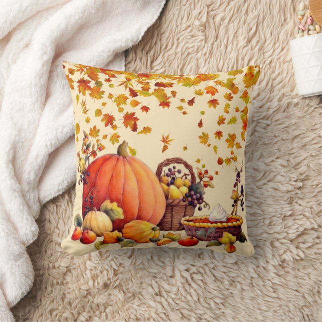 Herbstfavoriten - Abendtisch Kissen (Decke)