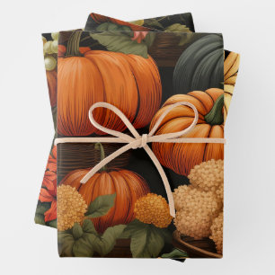 Herbstfeier Geschenkpapier Set