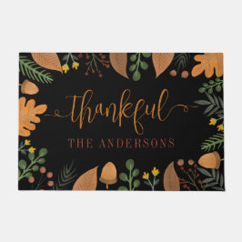 Herbstfest Dankend Personalisierter Erntedank Fußmatte