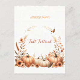 Herbstfestival Postkarte