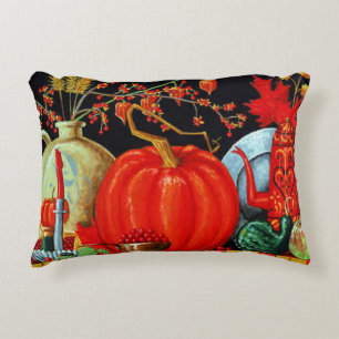 Herbstfestliche antike Malerei Pumpkin Dekoration Dekokissen