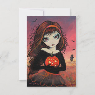 Herbstfeuer Halloween Postkarten