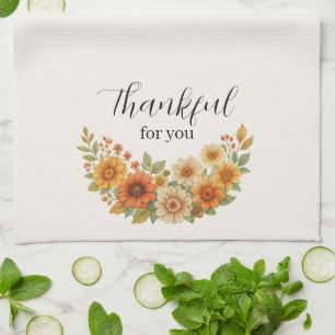 Herbstfeuer - Herbst Erntedank Geschirrtuch