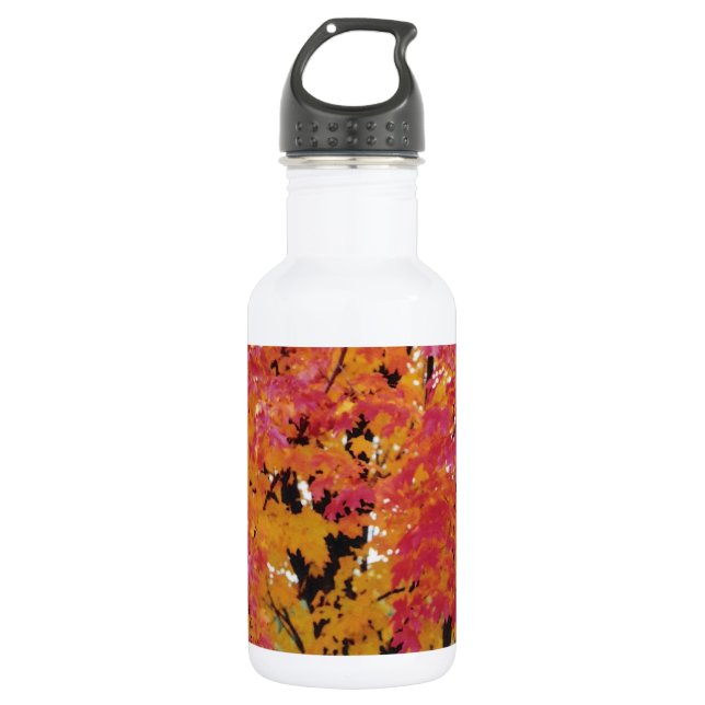 Herbstfeuer Trinkflasche (Vorderseite)