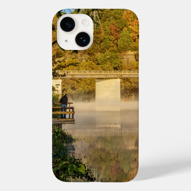 Herbstfischen am Springfield-See Case-Mate iPhone 14 Hülle (Rückseite)
