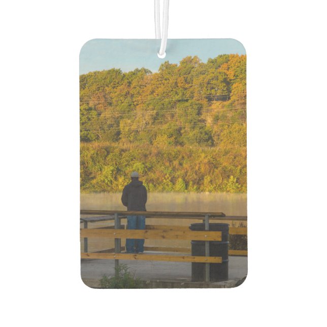 Herbstfischen Springfield Autolufterfrischer (Rückseite)