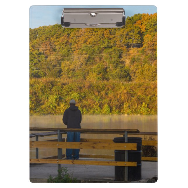 Herbstfischen Springfield Klemmbrett (Vorderseite)