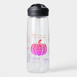 Herbstflaschen Wasser Flasche