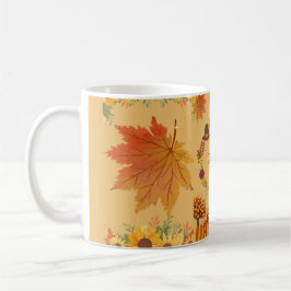 Herbstflorale Erntedank Kaffeetasse