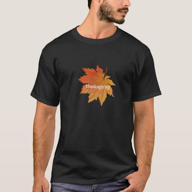 Herbstflorale Erntedank T-Shirt (Vorderseite)