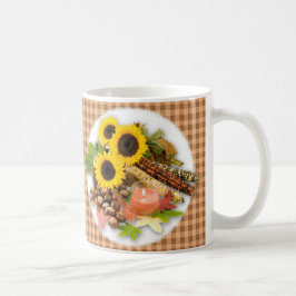 Herbstflorale Erweiterung Kaffeetasse