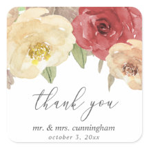 Herbstflorale Gastgeschenk Hochzeit Vielen Dank
