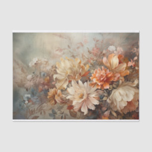 Herbstfloraler Erntedank Halloween Seidenpapier