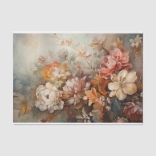 Herbstfloraler Erntedank Halloween Seidenpapier