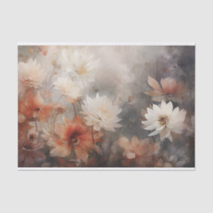 Herbstfloraler Erntedank Halloween Seidenpapier