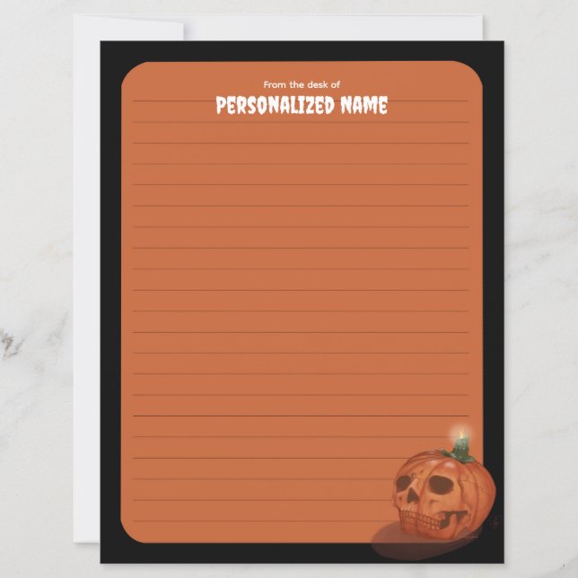 Herbstflügler - Orange - Blattpapier (Vorderseite)