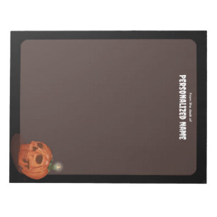 Herbstflüster - braun - ungestrichen notizblock