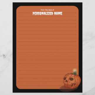 Herbstflüster - Orange - Liner Briefbogen