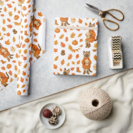 Herbstfreundschaft Geschenkpapier