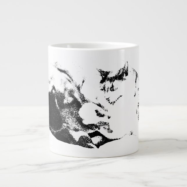Herbstfrieden im Herzen Jumbo-Tasse (Vorderseite)