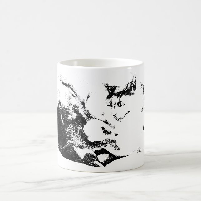 Herbstfrieden im Herzen Kaffeetasse (Mittel)
